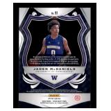 2020-21 Panini Prizm Draft Picks - Crusade Jaden McDaniels #91 Red White & Blue Prizm (RC) Rookie Card