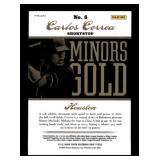 2013 Panini Prizm Perennial Draft Picks - Minors Gold Carlos Correa #6 (RC) Rookie Card
