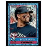 2024 Heritage Royce Lewis Card Blue Parallel Card