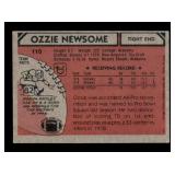 1980 Topps - Ozzie Newsome #110