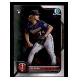 2022 Bowman Chrome Joe Ryan Rookie Card Minnesota Twins
