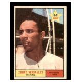 1961 Topps Zorro Versalles Rookie Card Minnesota Twins