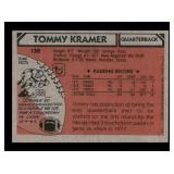 1980 Topps - Tommy Kramer #138 Rookie Card