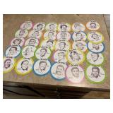 1975 Carvel Disc Cards Lot, Lots of Great NBA Vintage Stars