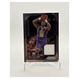 2021 Panini Prizm Karl Malone Game Used Jersey Card