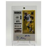 2017 Panini Contenders - Devante Mays #170 Rookie Autograph Card