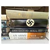Mixed Book Lot Hardcovers Reference Atlas Grisham Ambrose 17 Pc