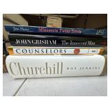Mixed Book Lot Hardcovers Reference Atlas Grisham Ambrose 17 Pc