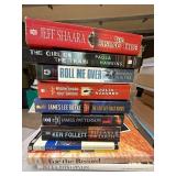 Mixed Fiction & Travel Book Lot 22 Books Plus Eurail Map Paperback HC
