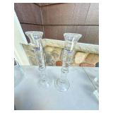 Mixed Glassware Decor & Noritake Colorwave Blue Mugs Estate Lot