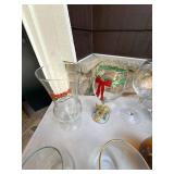 Assorted Drinkware Glass Lot Wine Glasses Mugs Tumblers Barware