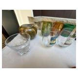 Assorted Drinkware Glass Lot Wine Glasses Mugs Tumblers Barware