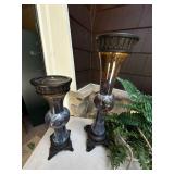 Mixed Home Decor Lot Bowls Mirror Faux Plants Pillow Birdhouse Accent