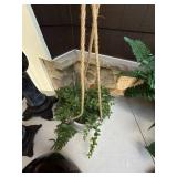 Mixed Home Decor Lot Bowls Mirror Faux Plants Pillow Birdhouse Accent