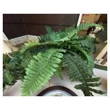 Mixed Home Decor Lot Bowls Mirror Faux Plants Pillow Birdhouse Accent