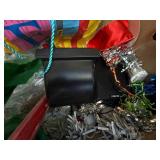Misc Party Decor Gift Wrap Craft Supply Lot w Speaker & Glass Vase
