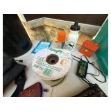 Camping Gear Lot Enamel Camp Pot Garmin eTrex GPS Shell Holder Tote