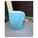 Cooluli Classic 4L Mini Fridge Cooler Warmer Blue White Compact
