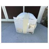 Rowan Lane Queen 4pc White Comforter Set w Shams Pillow New