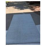 Mad Mats Outdoor Patio Rug Recycled Plastic Gray 57x95 Good