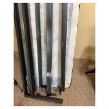 Room & Board Parsons Style Full Platform Bed Copper Spindles