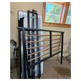 Room & Board Parsons Style Full Platform Bed Copper Spindles