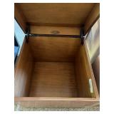 South Cone Handmade Peru Wooden Storage Chest Trunk Leather Top