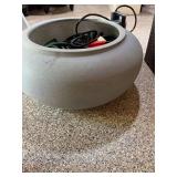Wayne Utility Pump Hose Holder Basin w/ Garden Hoses Mixed Lot