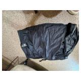 Atlantic Black Softside Luggage Set Rolling Carry-On & Garment Bag