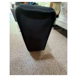 Atlantic Black Softside Luggage Set Rolling Carry-On & Garment Bag