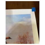Gary Moss Canvasing the Blocks Signed Limited Edition Duck Print