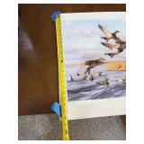 Gary Moss Canvasing the Blocks Signed Limited Edition Duck Print