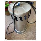 Portable Propane Convection Heater w/ Hose & Regulator Silver
