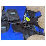 SeaQuest BCD Vest XL with Wetsuit 13/14 & Small Fins Gear Lot