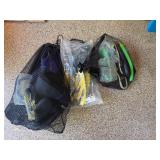 Mares Snorkel Gear Lot Wetsuit XL Fins Booties Mask Snorkels