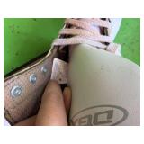 White Figure Ice Skates Lace Up Ankle Support Pair Size 7 See Photos