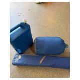 Byer of Maine Folding Cot Camping Set Sleeping Bag 6 Gal Water Jug