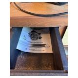 Chicago Electric 10in Compound Miter Saw w Cabinet Stand & Blades