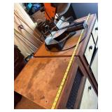 Chicago Electric 10in Compound Miter Saw w Cabinet Stand & Blades