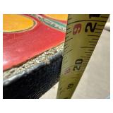 Pair of Pier 1 Mosaic Tile Top Plant Stands Side Tables 16in Round Iron Base