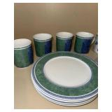Villeroy & Boch Switch 3 Costa Castell 18 Pc Mugs Plates Set