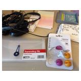 Mixed Office Supplies Stationery Pens Envelopes Mouse Headset Assortment