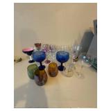 Assorted Barware Drinking Glasses Mixed Wine Beer Cocktail Glass Lot