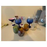 Assorted Barware Drinking Glasses Mixed Wine Beer Cocktail Glass Lot