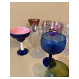 Assorted Barware Drinking Glasses Mixed Wine Beer Cocktail Glass Lot