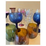 Assorted Barware Drinking Glasses Mixed Wine Beer Cocktail Glass Lot