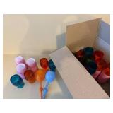 Vintage Plastic Drinkware Lot Tupperware Tumblers Goblets Mixed Colors