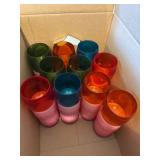 Vintage Plastic Drinkware Lot Tupperware Tumblers Goblets Mixed Colors