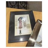 Framed Wall Art & Picture Frame Lot Paris London Decor 3 Pieces