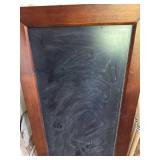 Wood Framed Wall Chalkboard Memo Board 40 x 17 Hanging Decor